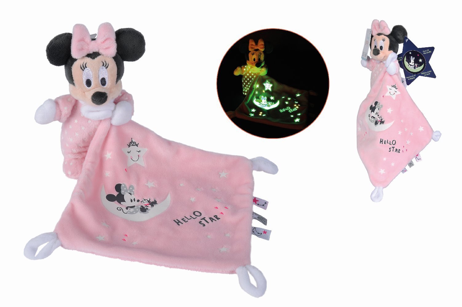 Disney Minnie GID Schmusetuch, Starry