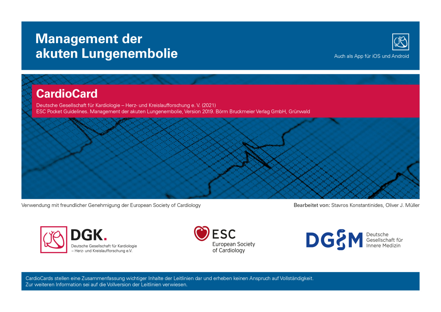 Management der akuten Lungenembolie, CardioCard