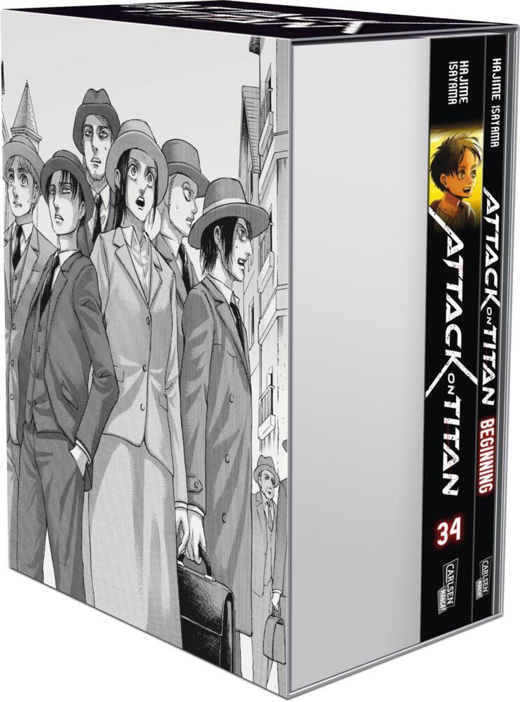 Attack on Titan, im Sammelschuber mit Extra. Bd.34
