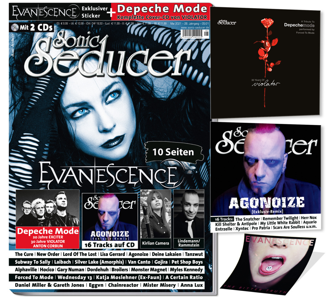 Sonic Seducer + Titelstory Depeche Mode + 2 Audio-CD