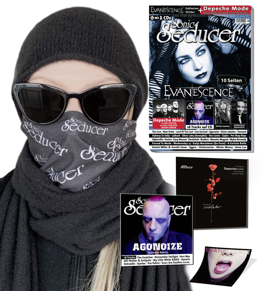 Sonic Seducer 05/2021 + Titelstory Depeche Mode + 2 Audio- CD + Stillvole Mund-Nasen-Abdeckung