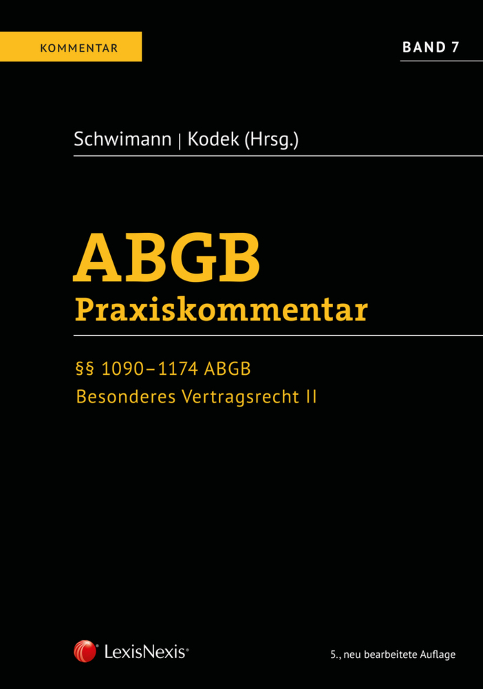 ABGB Praxiskommentar - Band 7, 5. Auflage