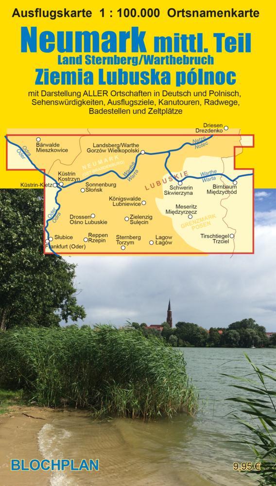 Landkarte Neumark - mittlerer Teil