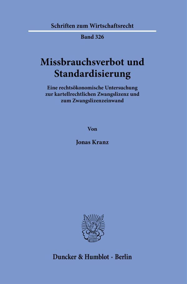 Missbrauchsverbot und Standardisierung.