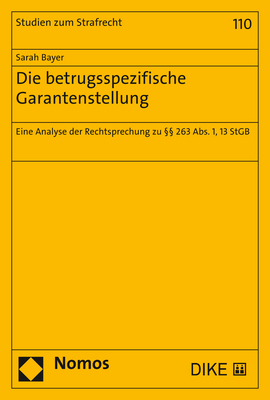Die betrugsspezifische Garantenstellung