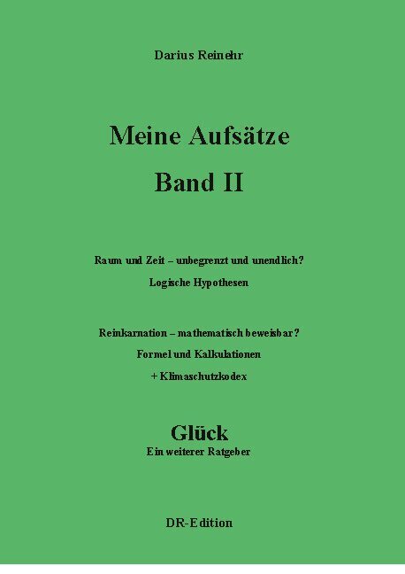 Meine Aufsätze Band II