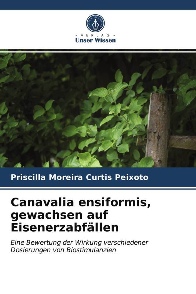 Canavalia ensiformis, gewachsen auf Eisenerzabfällen