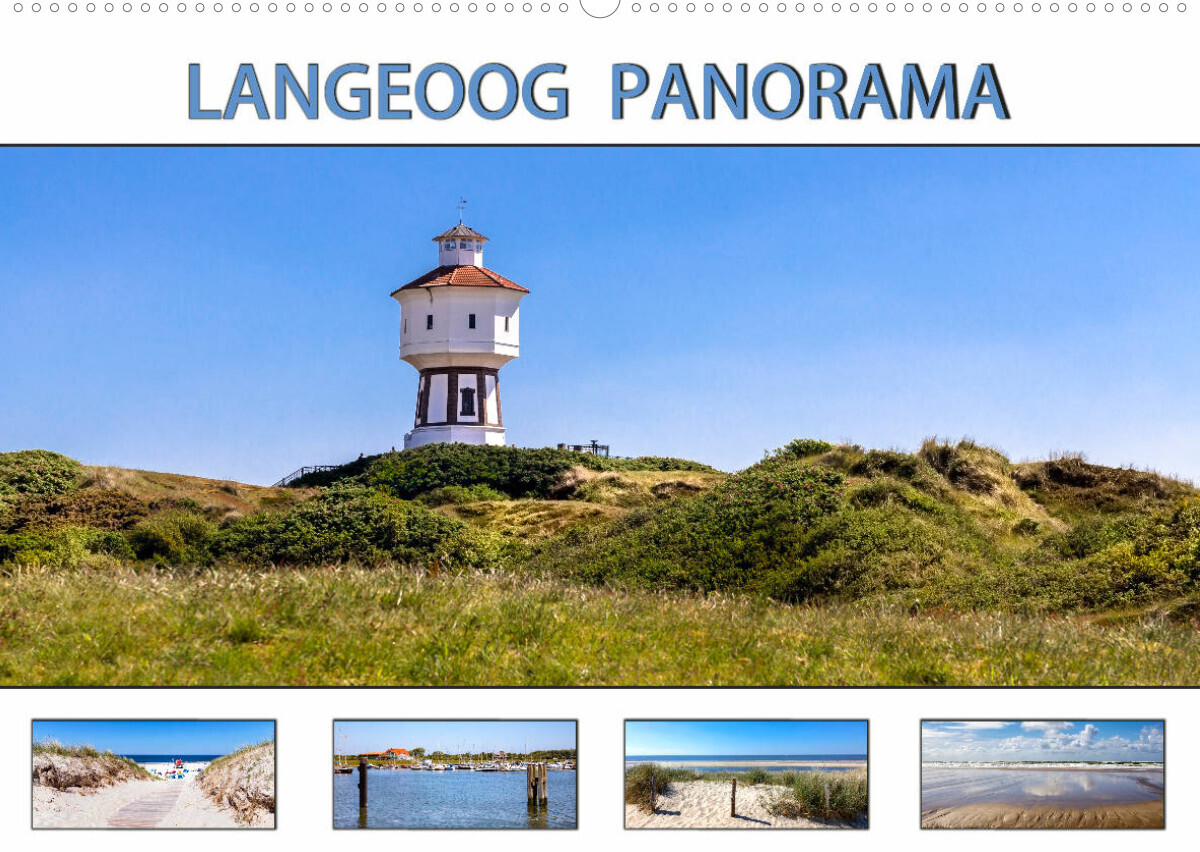 LANGEOOG PANORAMA (Wandkalender 2022 DIN A2 quer)