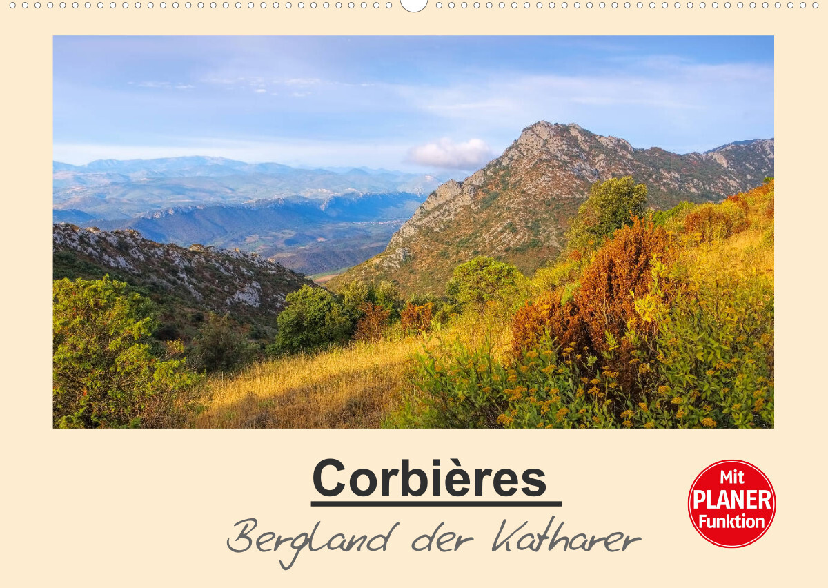 Corbieres - Bergland der Katharer (Wandkalender 2022 DIN A2 quer)