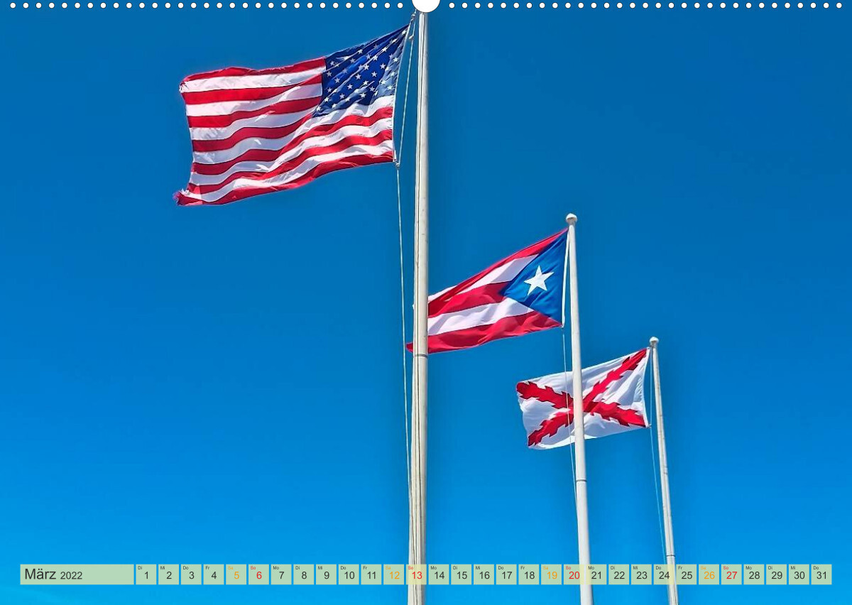 Die großen Antillen - Puerto Rico (Premium, hochwertiger DIN A2 Wandkalender 2022, Kunstdruck in Hochglanz)