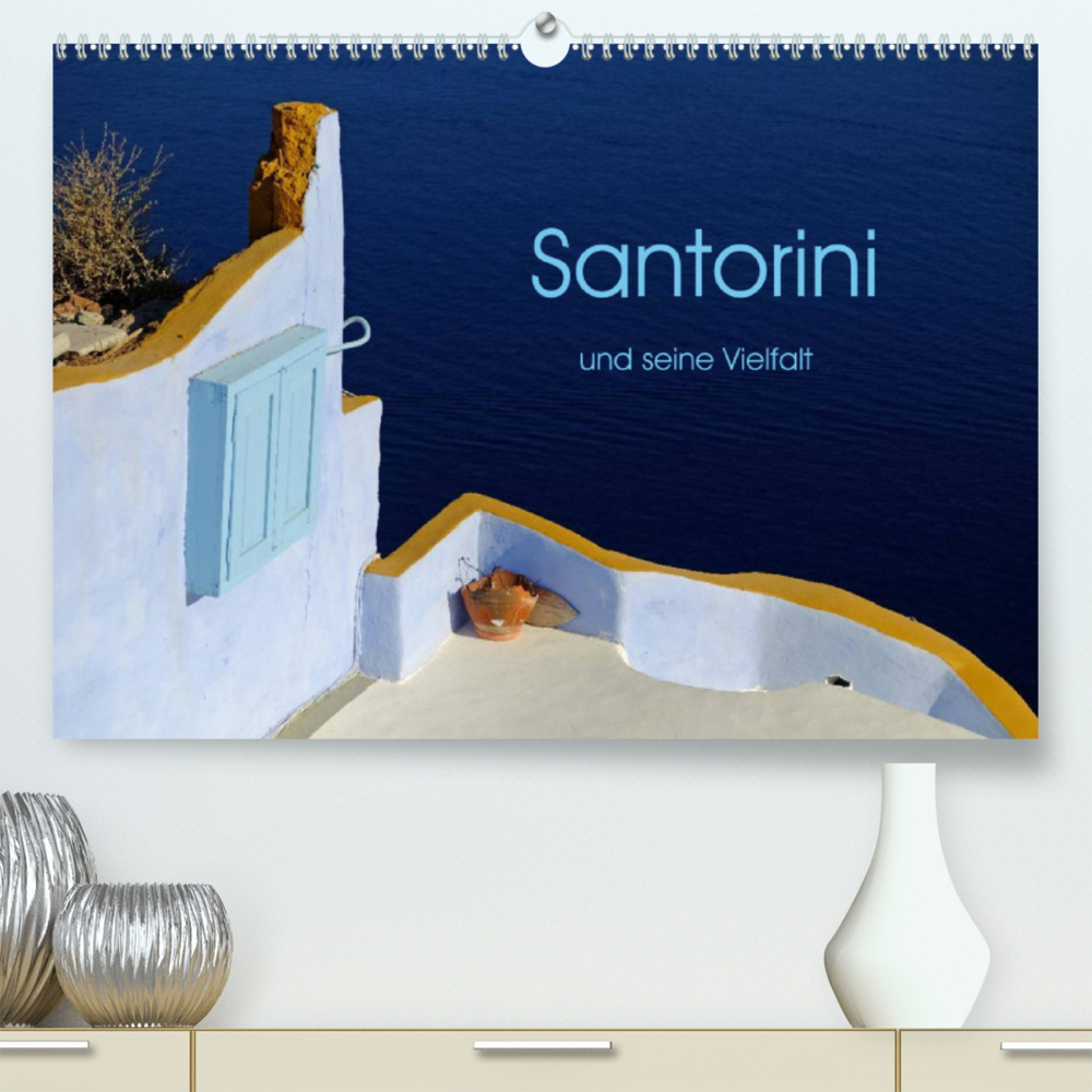 Santorini und seine Vielfalt (Premium, hochwertiger DIN A2 Wandkalender 2022, Kunstdruck in Hochglanz)