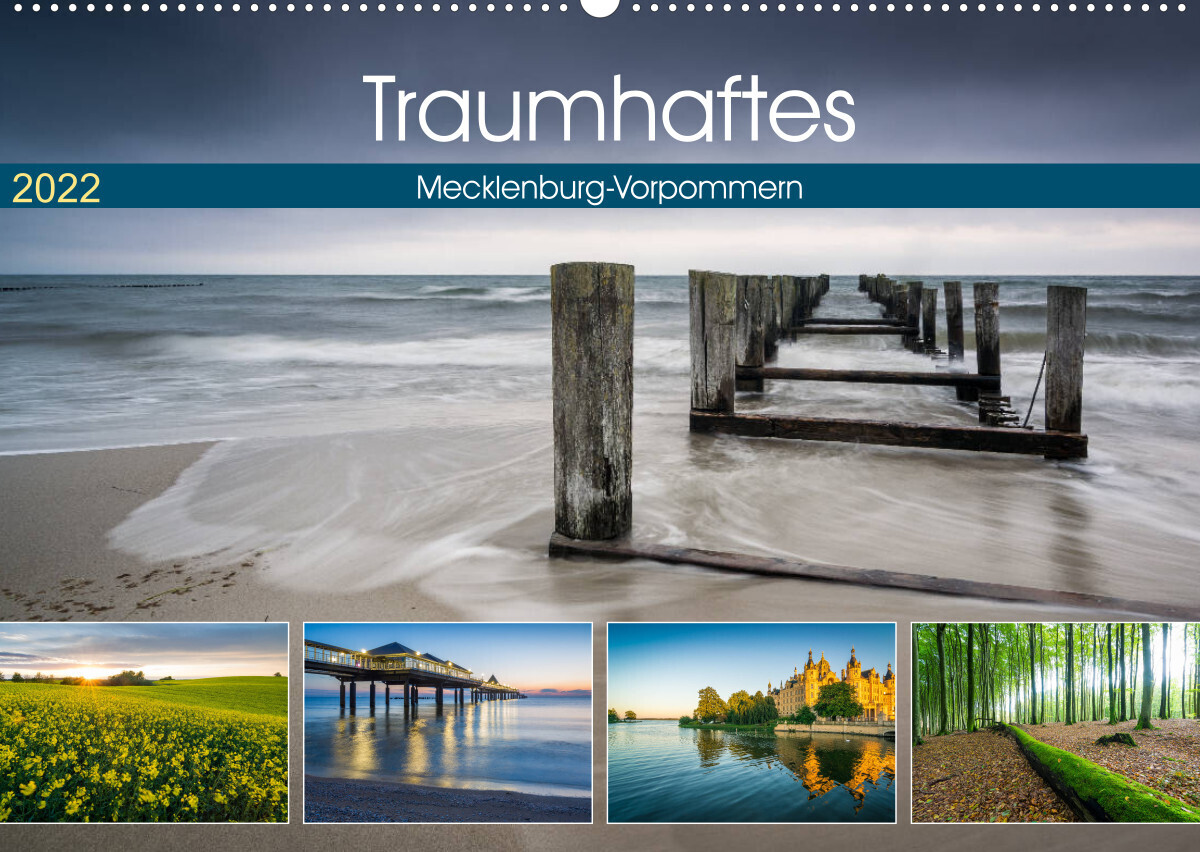 Traumhaftes Mecklenburg-Vorpommern (Wandkalender 2022 DIN A2 quer)