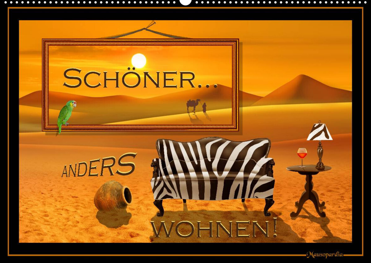 Schöner ANDERS wohnen (Wandkalender 2022 DIN A2 quer)