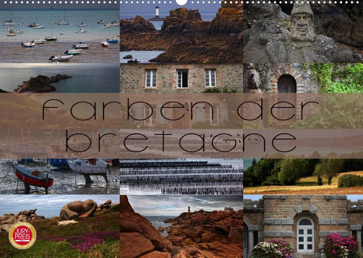 Farben der Bretagne (Wandkalender 2022 DIN A2 quer)