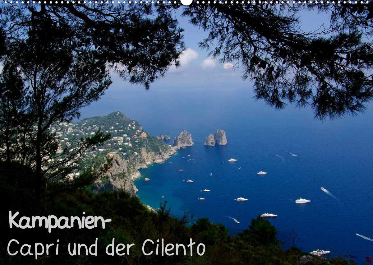 Kampanien - Capri und der Cilento (Wandkalender 2022 DIN A2 quer)