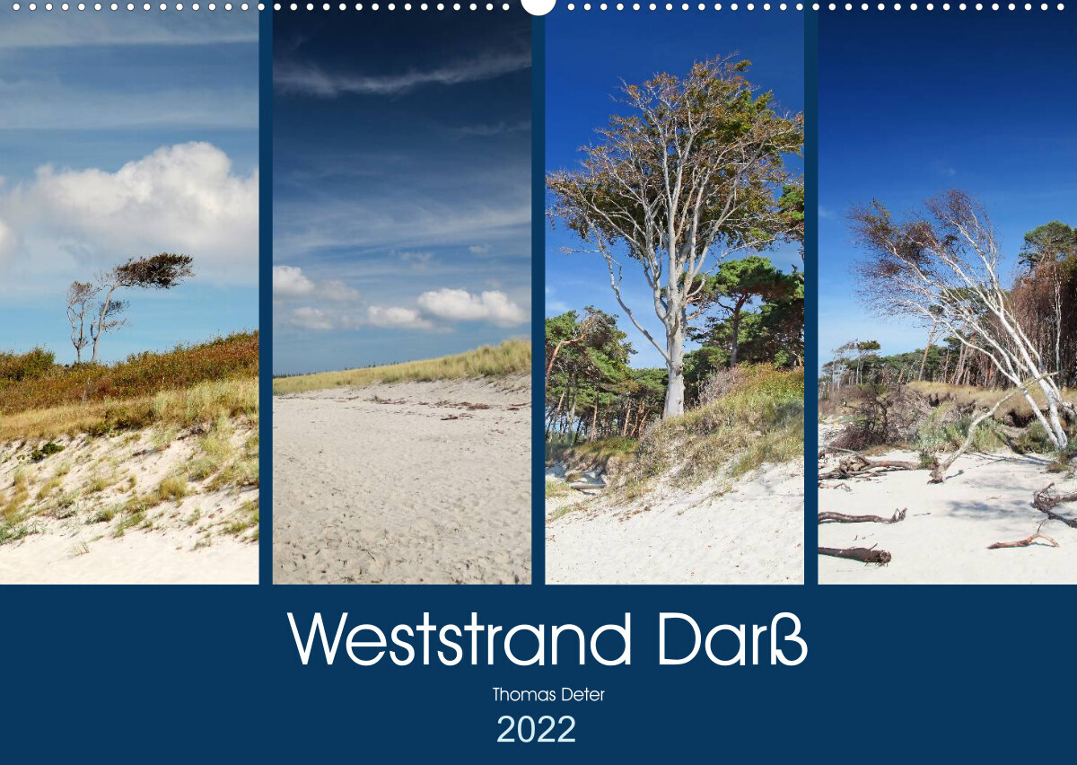 Weststrand Darß (Wandkalender 2022 DIN A2 quer)