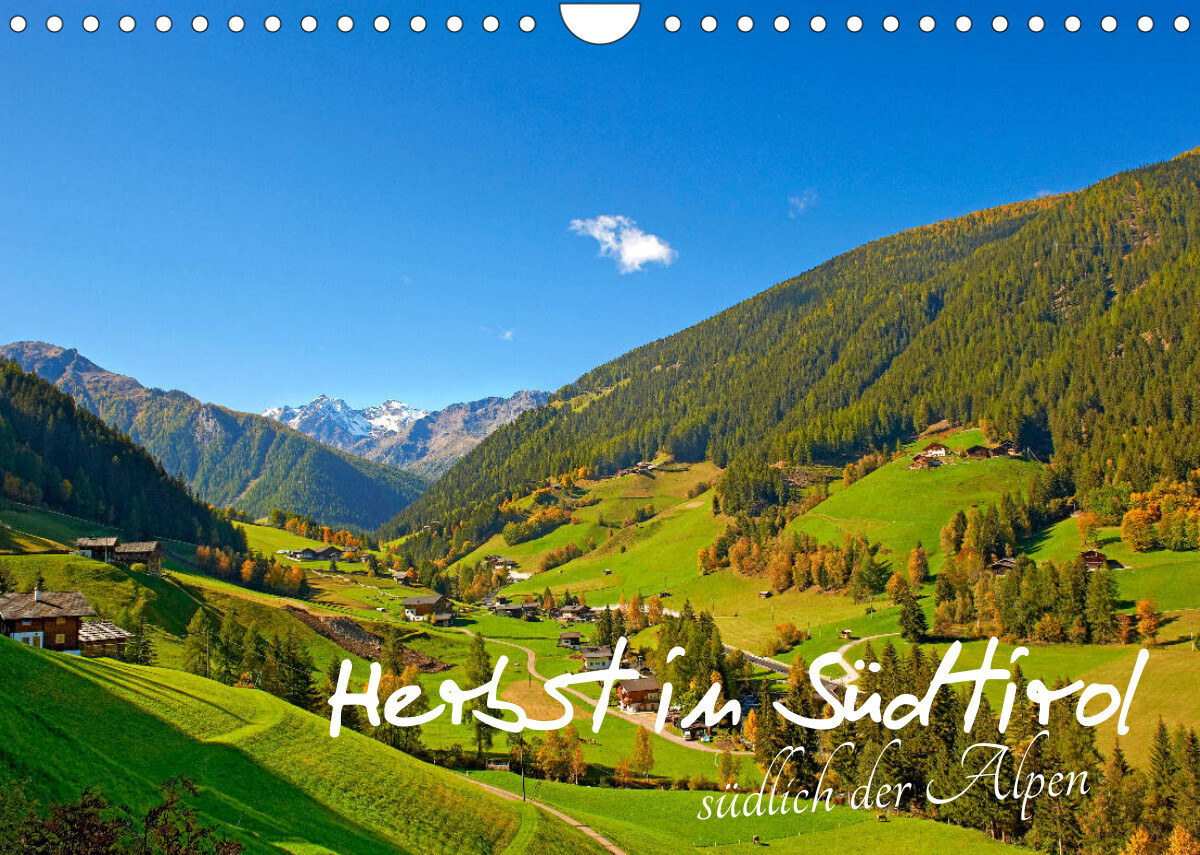 Herbst in Südtirol südlich der Alpen (Wandkalender 2022 DIN A4 quer)