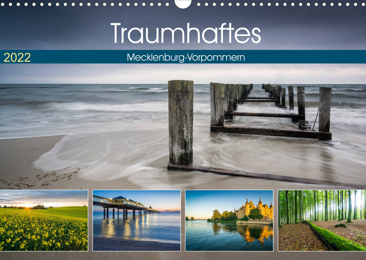 Traumhaftes Mecklenburg-Vorpommern (Wandkalender 2022 DIN A3 quer)