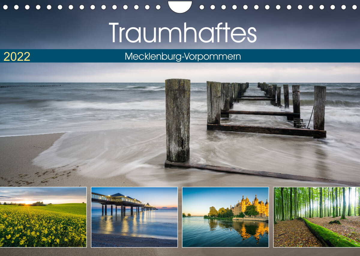Traumhaftes Mecklenburg-Vorpommern (Wandkalender 2022 DIN A4 quer)