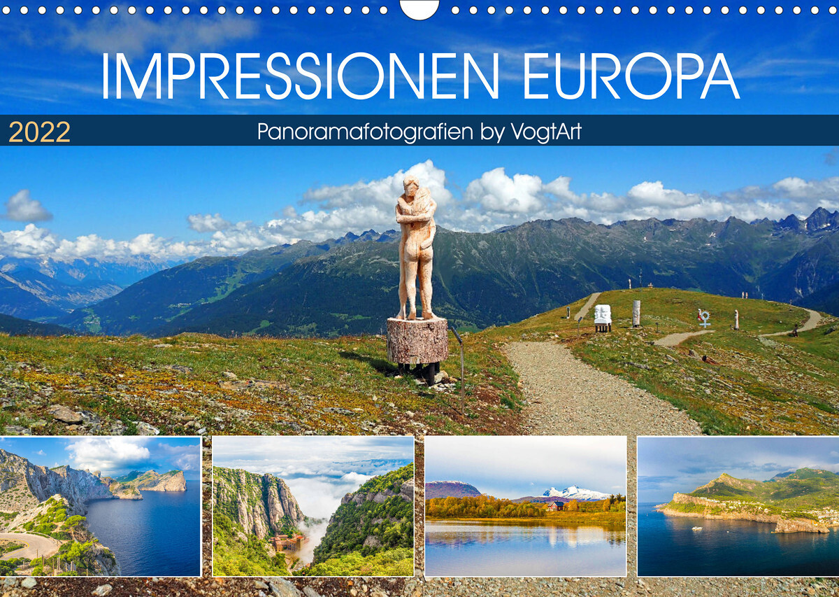Impressionen Europa, Panoramafotografien by VogtArt (Wandkalender 2022 DIN A3 quer)