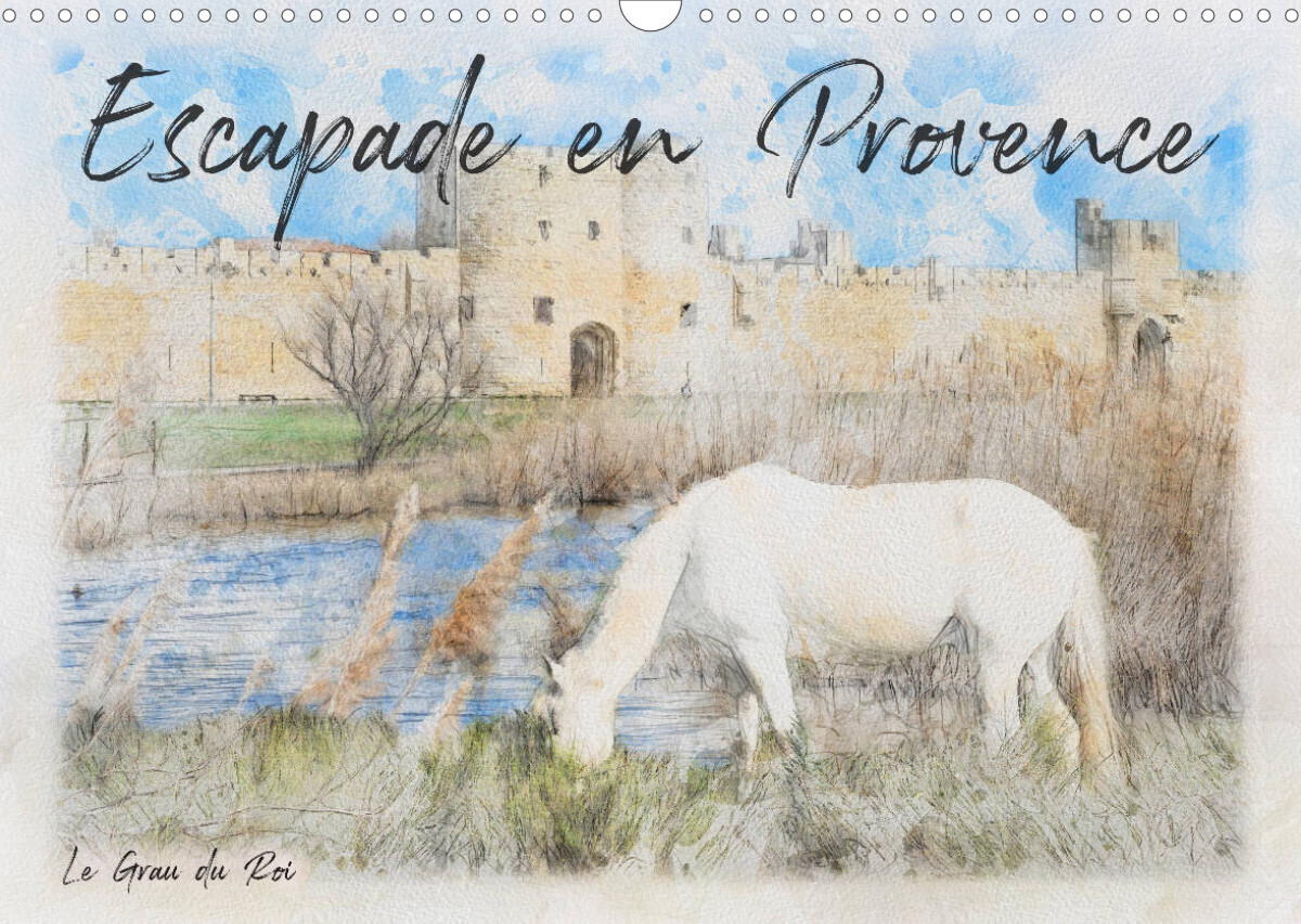 Escapade en Provence (Calendrier mural 2022 DIN A3 horizontal)
