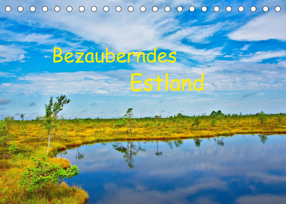 Bezauberndes Estland (Tischkalender 2022 DIN A5 quer)