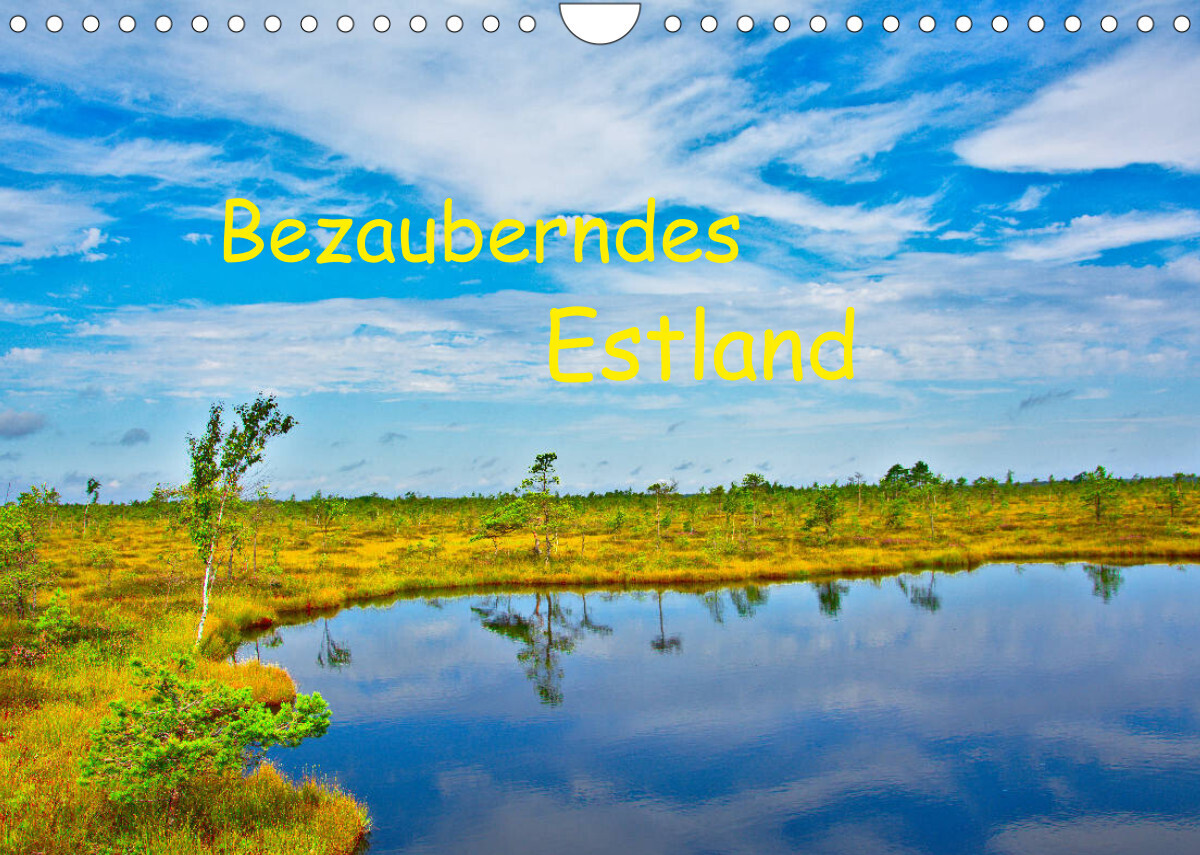 Bezauberndes Estland (Wandkalender 2022 DIN A4 quer)