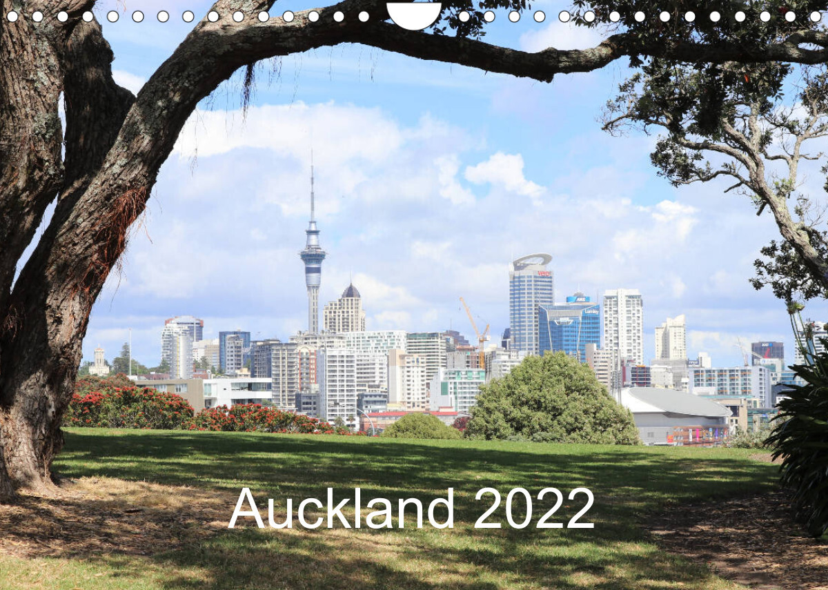 Auckland 2022AT-Version  (Wandkalender 2022 DIN A4 quer)