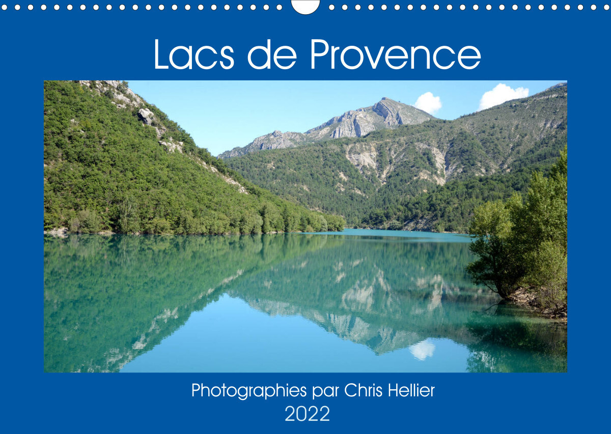 Lacs de Provence (Calendrier mural 2022 DIN A3 horizontal)