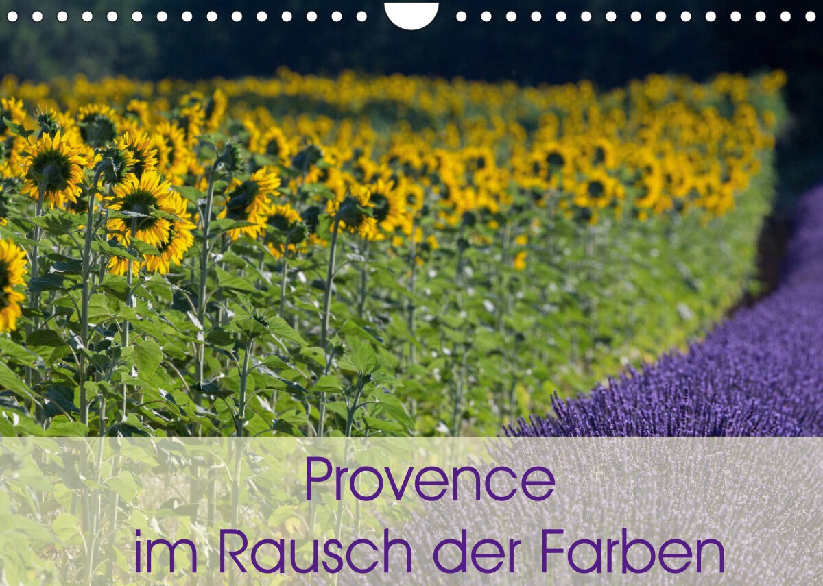 Provence im Rausch der Farben (Wandkalender 2022 DIN A4 quer)