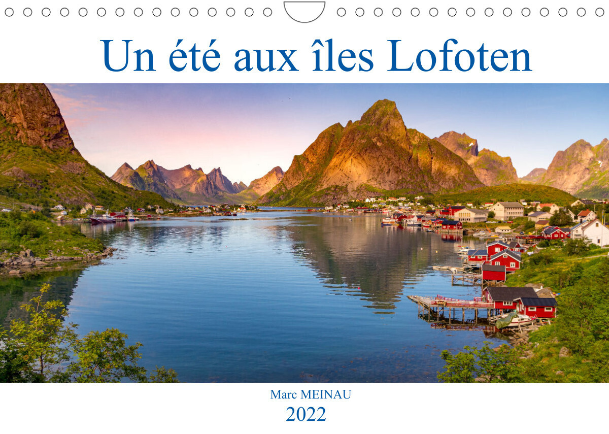 Un été aux Iles Lofoten (Calendrier mural 2022 DIN A4 horizontal)