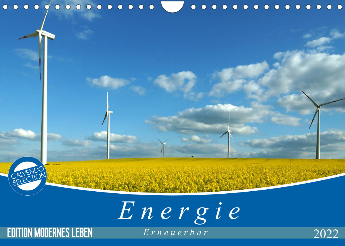 Energie - erneuerbar - Biomasse (Wandkalender 2022 DIN A4 quer)