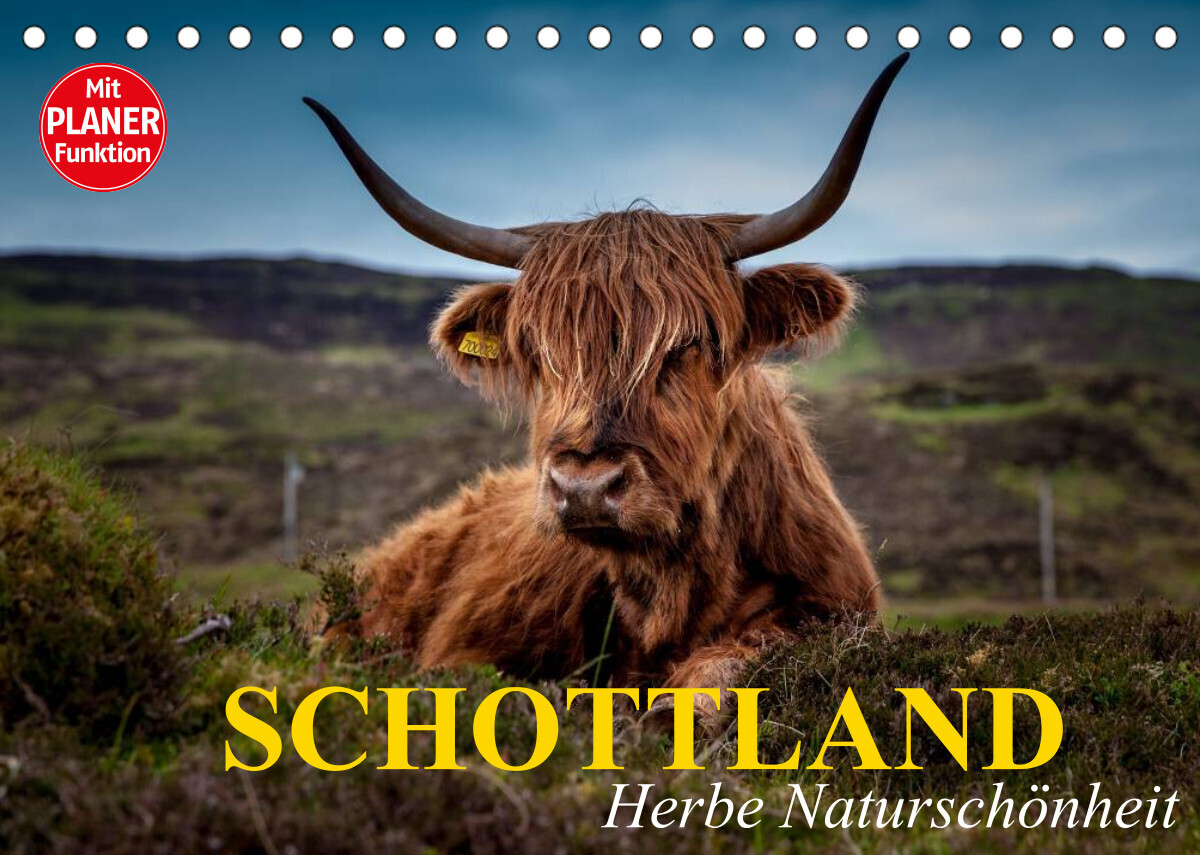 Schottland. Herbe Naturschönheit (Tischkalender 2022 DIN A5 quer)