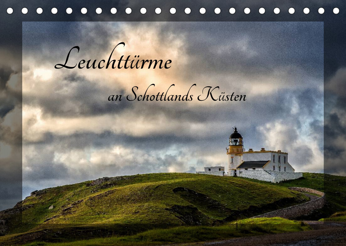 Leuchttürme an Schottlands Küsten (Tischkalender 2022 DIN A5 quer)