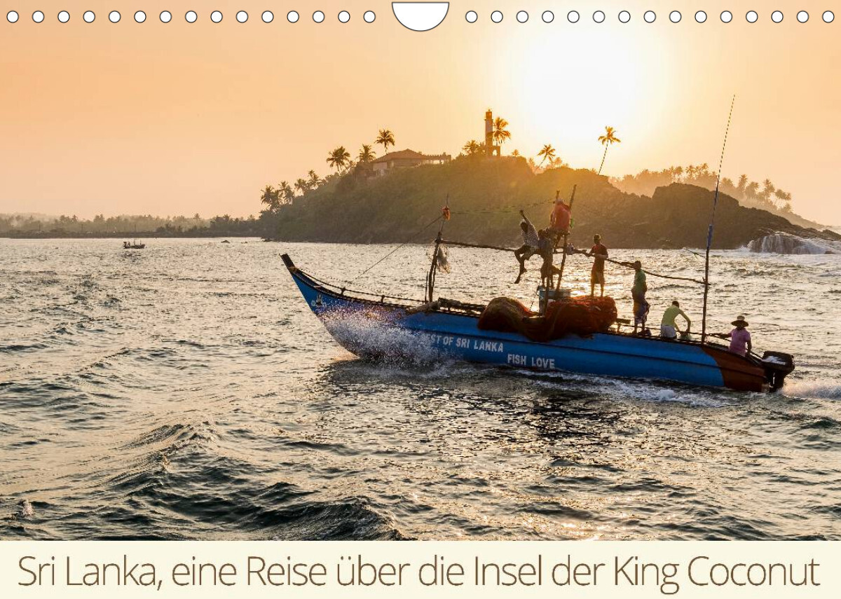 Sri Lanka, eine Reise über die Insel der King Coconut (Wandkalender 2022 DIN A4 quer)