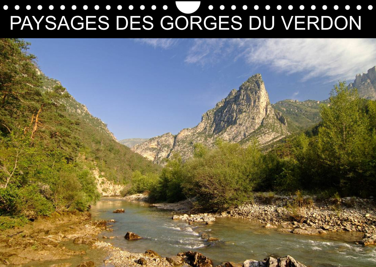 Paysages des Gorges du Verdon (Calendrier mural 2022 DIN A4 horizontal)