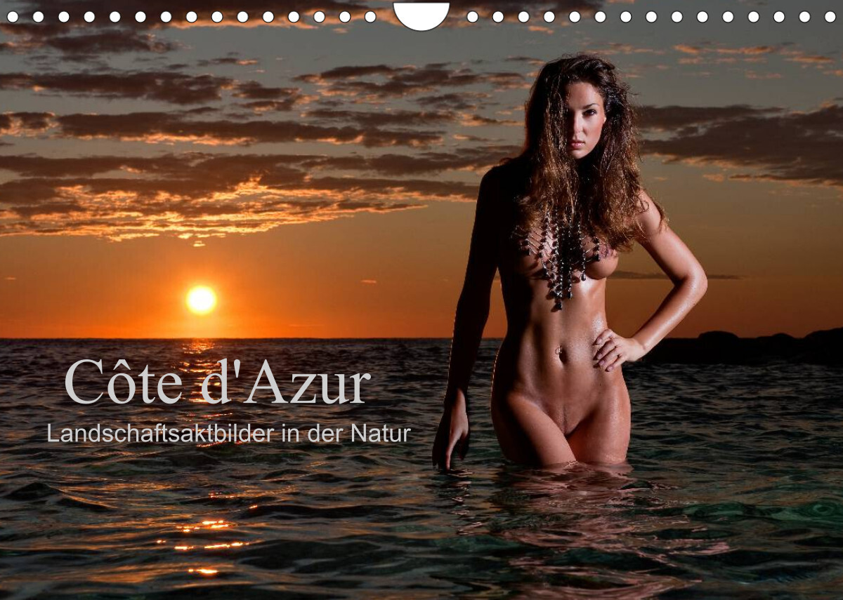 Côte d'Azur - Landschaftsaktbilder in der Natur (Wandkalender 2022 DIN A4 quer)