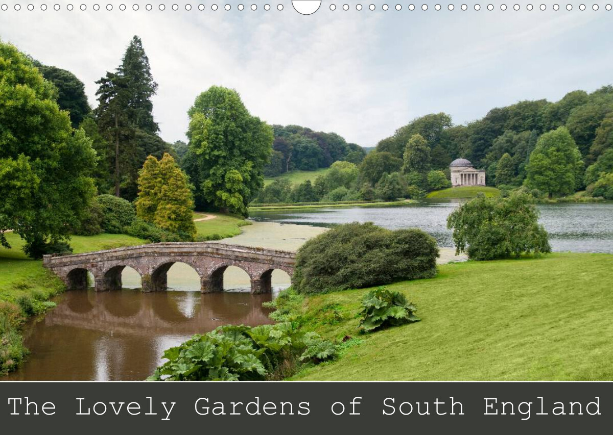 The Lovely Gardens of South England (Wall Calendar 2022 DIN A3 Landscape)