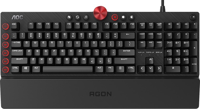 AOC AGK700 Gaming Keyboard Cherry Red