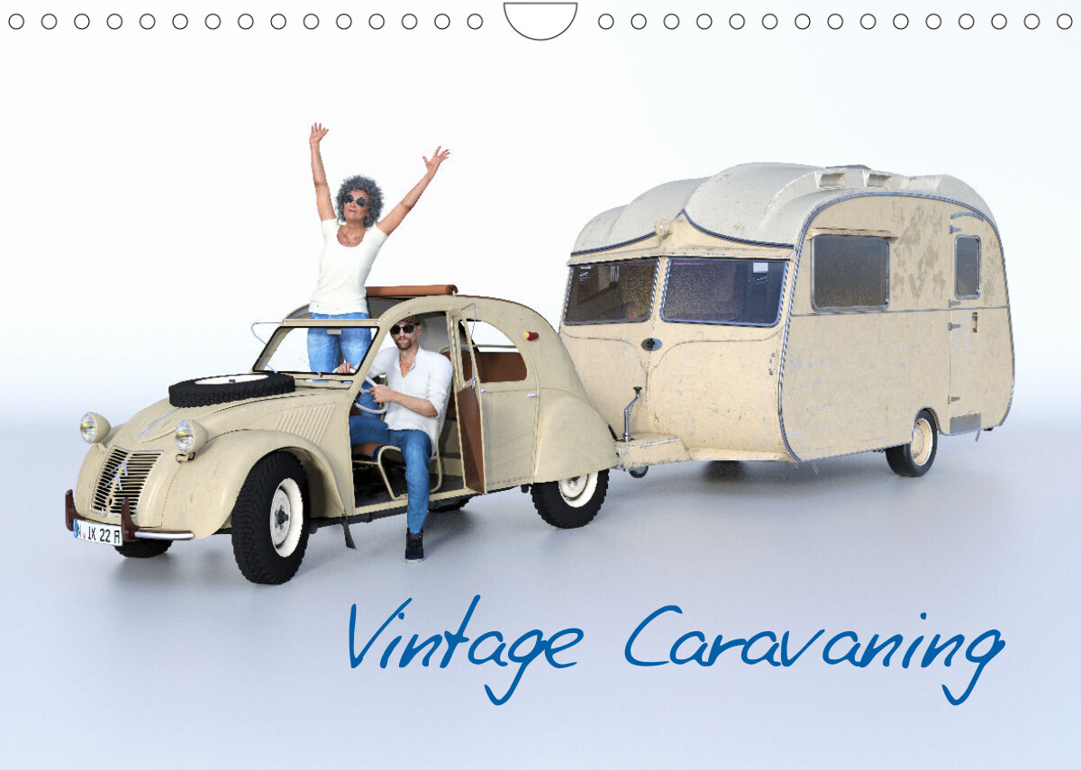 Vintage Caravaning (Wandkalender 2022 DIN A4 quer)