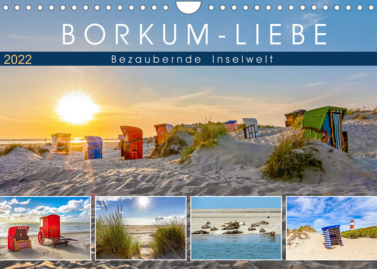 BORKUM-LIEBE (Wandkalender 2022 DIN A4 quer)