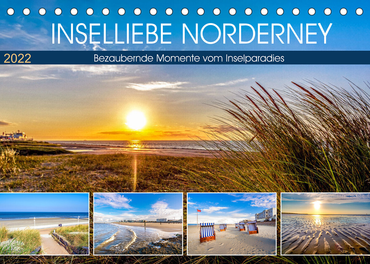 INSELLIEBE NORDERNEY (Tischkalender 2022 DIN A5 quer)