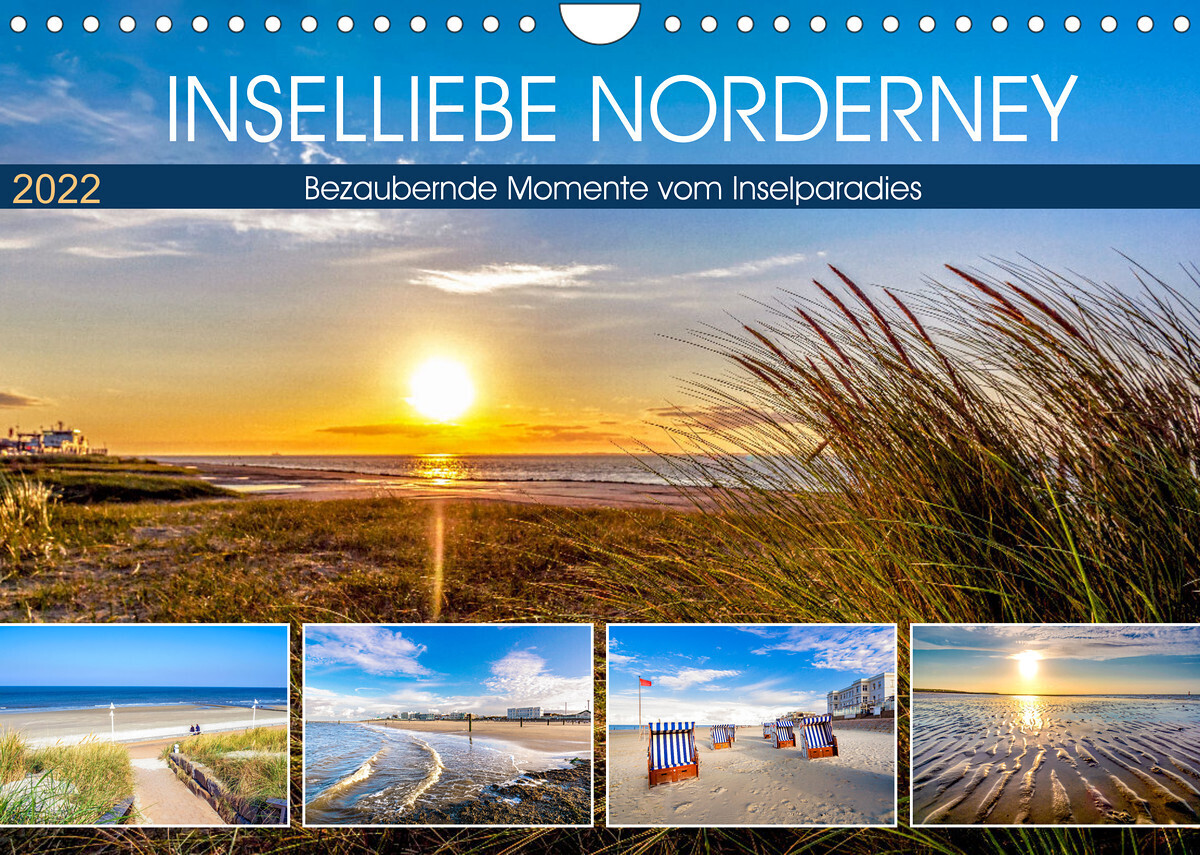 INSELLIEBE NORDERNEY (Wandkalender 2022 DIN A4 quer)