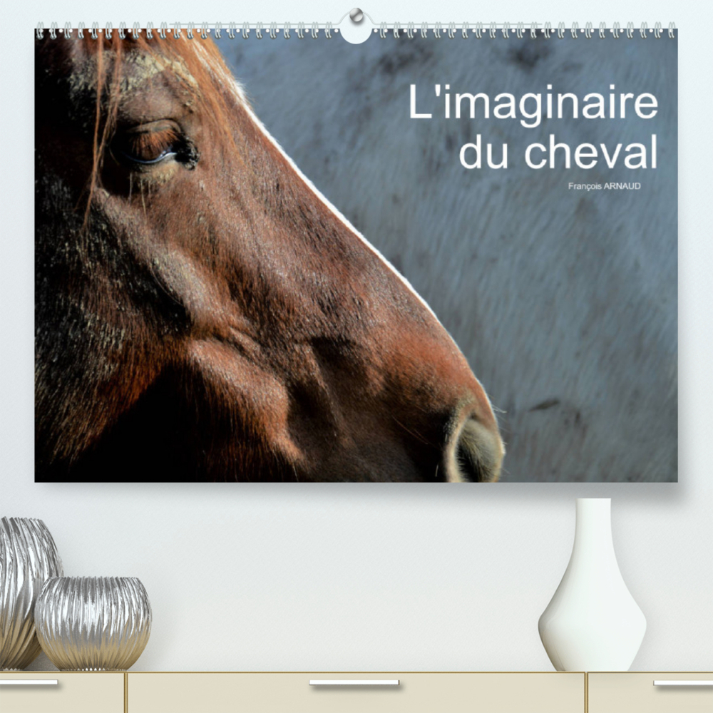 L'imaginaire du cheval (Premium, hochwertiger DIN A2 Wandkalender 2022, Kunstdruck in Hochglanz)