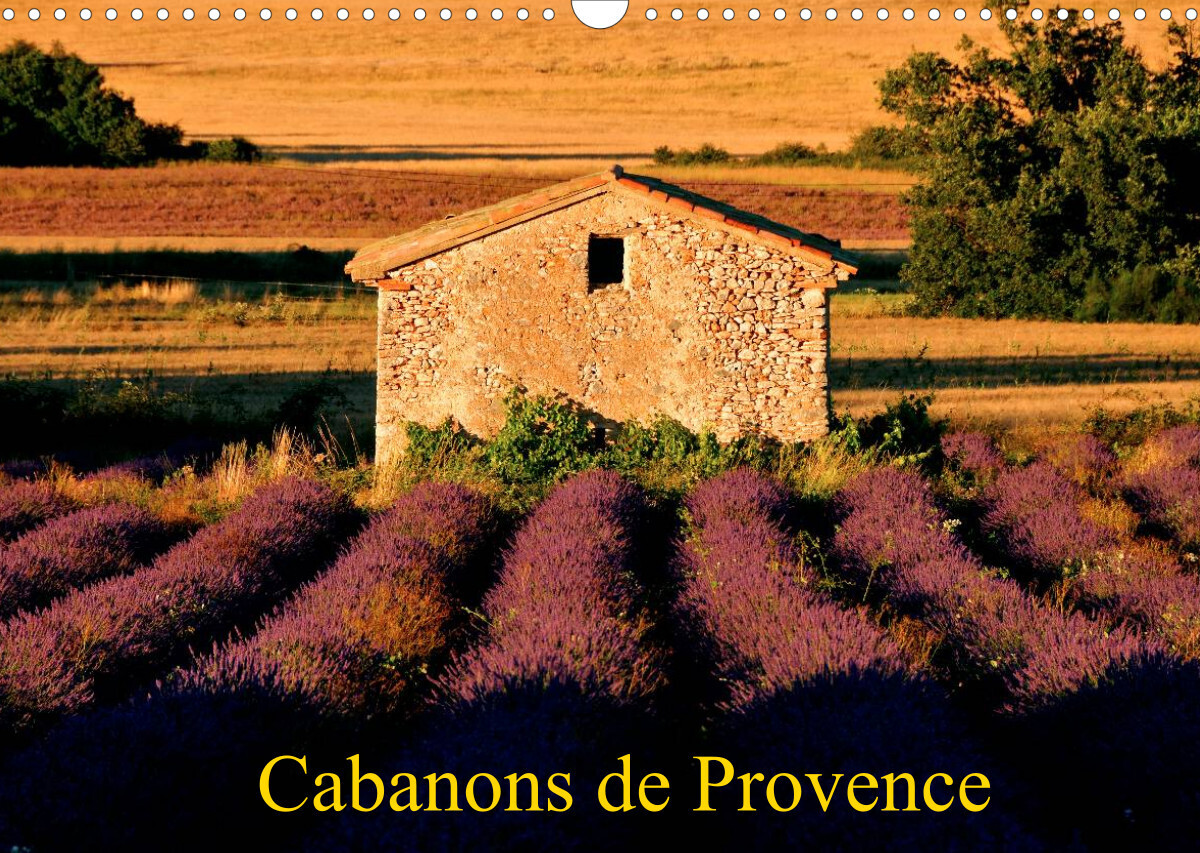 Cabanons de Provence (Calendrier mural 2022 DIN A3 horizontal)
