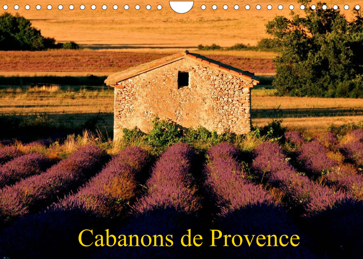 Cabanons de Provence (Calendrier mural 2022 DIN A4 horizontal)