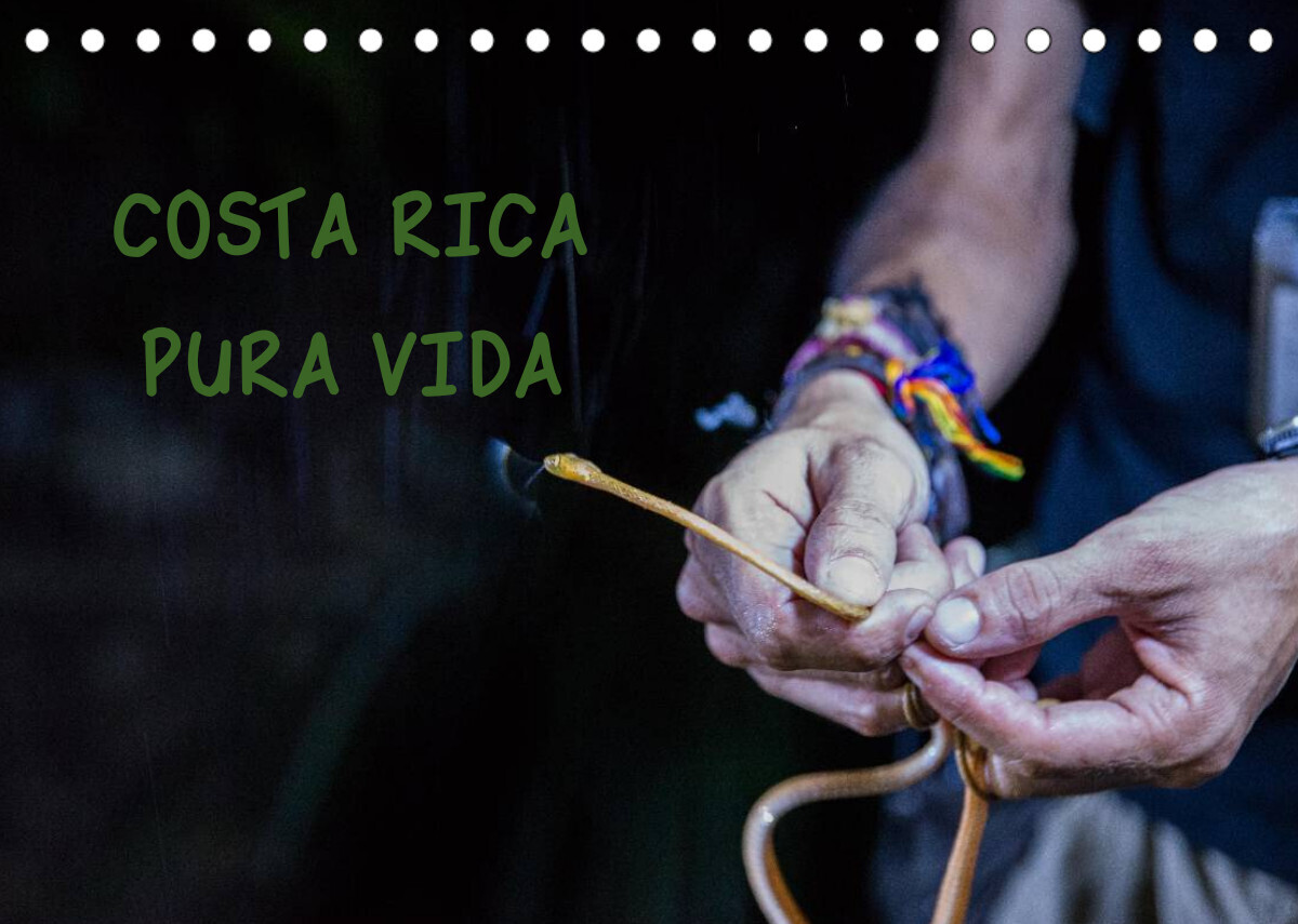 COSTA RICA - PURA VIDAAT-Version  (Tischkalender 2022 DIN A5 quer)