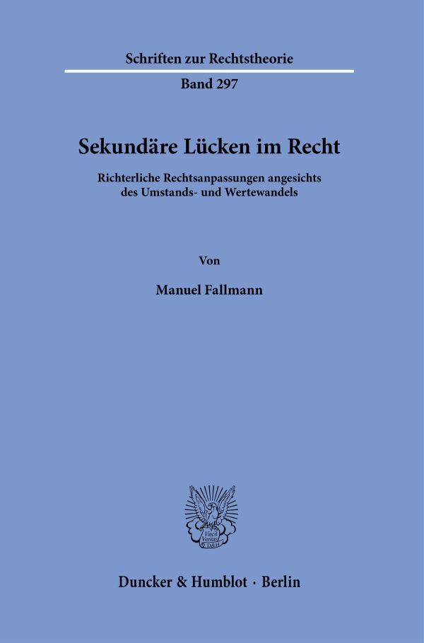 Sekundäre Lücken im Recht.