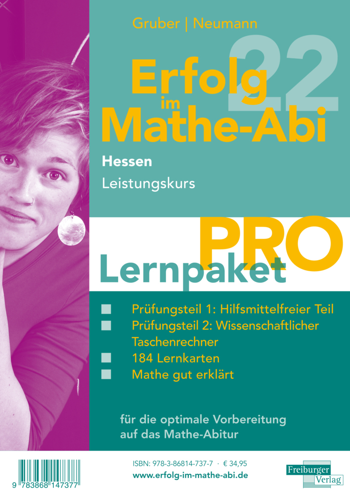 Erfolg im Mathe-Abi 2022 Hessen Lernpaket 'Pro' Leistungskurs, 4 Teile