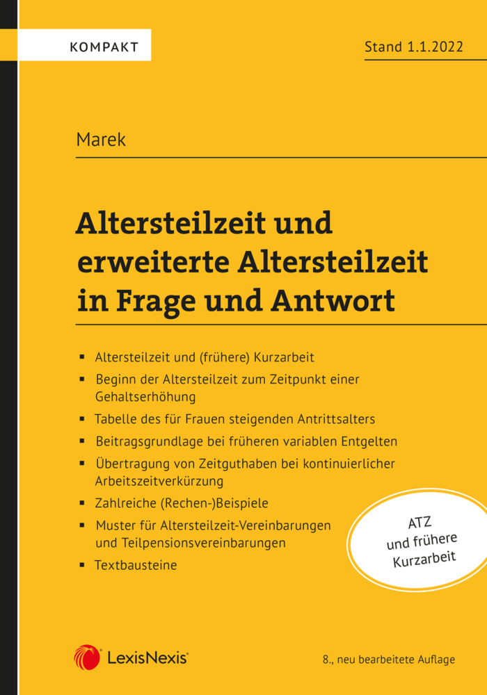 Altersteilzeit und erweiterte Altersteilzeit in Frage und Antwort